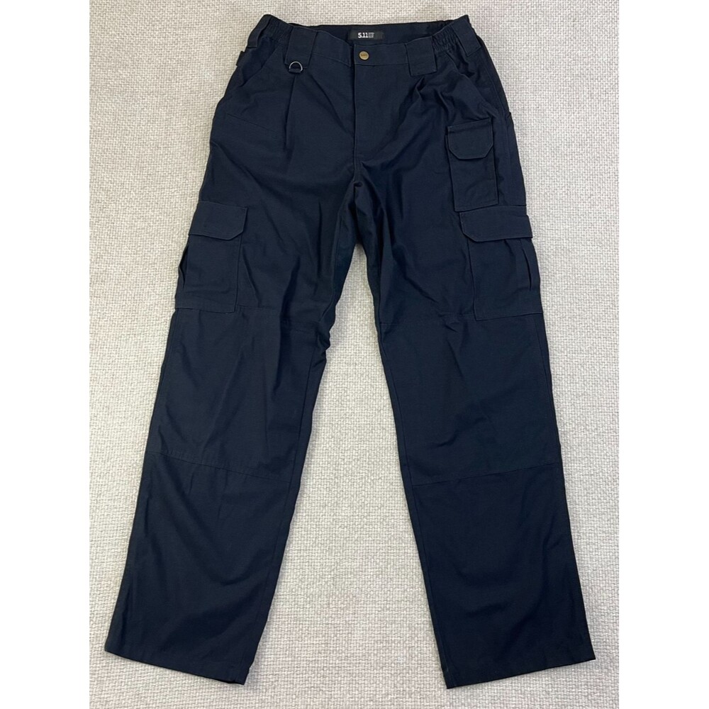 5.11 Tactical Pants Ripstop Cargo Men's 32x32 (Fits 31x31) Blue Flex Waist